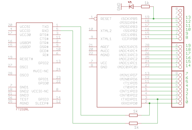 Simplified Arduino Schematics